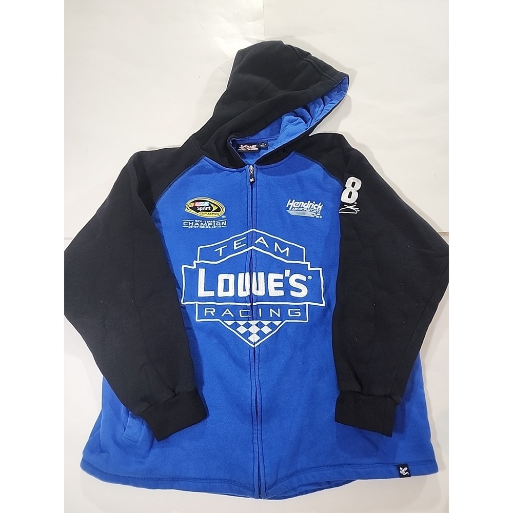 Vintage NASCAR Jimmie Johnson Lowe's Racing Jacket Size XL Chase Authentic‎